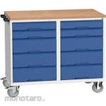 Bott Verso Roller Butler Drawer 10D M (Troli Kabinet Perkakas)