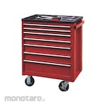 Orange Tool Trolleys 7 Drawers