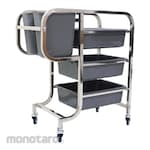 MUTU Collect Bin Trolley Pengumpul Piring Kotor