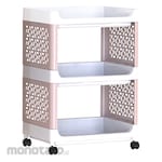 NOBU Multi Purpose Rack 3 Tier (Troli Rak Plastik)