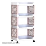 NOBU Multi Purpose Rack 4 Tier (Troli Rak Plastik)