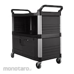 Rubbermaid Service Cart with Lockable Doors Enclosed On 3 Sides (Troli Layanan / Kereta Pelayanan)