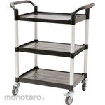 monotaro Resin Wagon 3 Steps (phi 100, Equipped With Caster With Step Stopper)