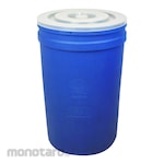 Global Eagle Blue Plastic Utility Drum with Lid (Tong Air / Drum Plastik)