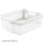 Fudo Giken Keranjang Plastik Susun Lebar Dangkal