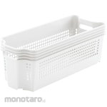 Fudo Giken Keranjang Plastik Susun Slim Dangkal