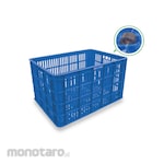 Green Leaf Keranjang Industri dengan Roda