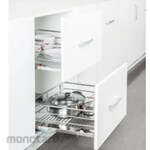 HAFELE Front Pull-Out Dish Basket with Runner