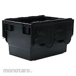 Matlock Container Box Euro Nestable Black with Lid