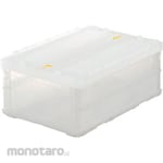 TRUSCO Foldable Container, "Skelcon", With Lock Cover