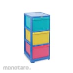 Green Leaf Lemari Plastik 3 Susun