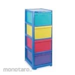 Green Leaf Lemari Plastik 4 Susun