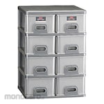 Lion Star Lemari Laci Plastik Twin Inova