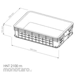 HANATA Bulk Container HNT 2100M