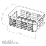 HANATA Ventilated Container HNT 2202S