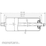Meikikou Medium load roller conveyor FMS57R-VS Roller only