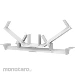 JRC Tapered self-aligning carrier stand for outdoor belt conveyors, single-axis type [JACB-T]