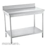 FOTEC Working Table SUS201 with Backsplash