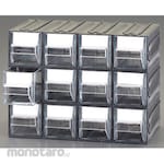 ESCO 4 Rows 3 Tiers Connected Storage (Drawers) (Laci Rak Komponen)