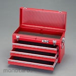 ESCO 520x215x300mm/3 Tier Tool Cabinet (Red) (Kabinet Perkakas)