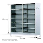 KRISBOW Fixed Mobile Filling Cabinet (Lemari Arsip)