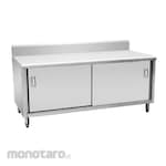 Non Brand Sliding Door Cabinet Table Stainless Steel 304 (Meja Kabinet)