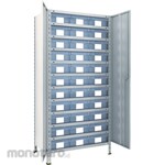 TRUSCO Light Duty Shelf Double Doors Drawer (Rak Kabinet Komponen)