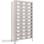 TRUSCO Shelving c/w Plastic Drawer (Rak Laci Komponen)