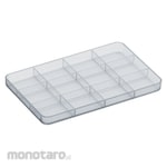 CHOPLA Sustainable Transparent Zone With Partition Ey12 (Kotak Komponen Perkakas)