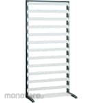 TRUSCO Frame with Shelfe Board for Light-Bin Rack (Bingkai Rak Panel)