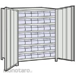 TRUSCO Light Duty Shelf Double Doors Drawer (Height:1200mm 1800mm)