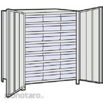 TRUSCO Light Duty Shelf Double Doors Drawer (Height:1200mm 1800mm)