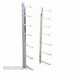 VESTIL Wall Mounted Material Rack