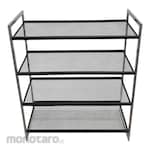 STORA 4-tier Metal Mesh Shoe Rack (Rak Sepatu)