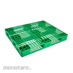 Green Leaf Pallet Plastik Baru Dual