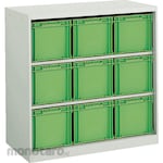 TRUSCO Rack Case with Containers (Rak Panel Kontainer)