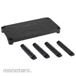TRUSCO Additional shelf board set for plastic shelf
