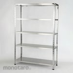 ESCO 875x1800x450mm / 150kg 5-tier lightweight shelf (stainless steel) (Rak Besi / Rak Gudang)