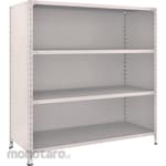 TRUSCO Light-Duty Closed Shelving(Height:1500mm) (Rak Besi / Rak Gudang)