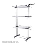 COOGER Roller Iron Pipe Spray Three Layer Towel Rack
