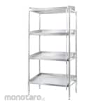 Ezy Stainless Defrost Shelf 4 Tier Stainless Steel (Rak Stainless / Rak Serbaguna)