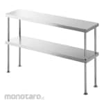 Ezy Stainless Rack Double Bench Overshelf (Rak Stainless Tambahan)