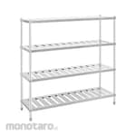 Non Brand 4 Stacked Cavity Shelves Stainless Steel 304 (Rak Stainless / Rak Gudang)