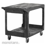 RUBBERMAID COMMERCIAL PRODUCTS Medium Utility Cart 2 Shelf
