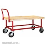 DURHAM MFG Wooden-Deck Platform Truck