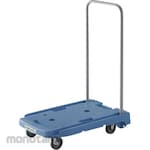 TRUSCO Light-Duty Resin Trolley with Foldable Handle, "KOMAWARIKUN"