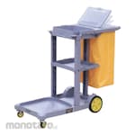 ALDO Janitor Trolley with Cover (Troli Janitor)