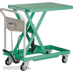 TRUSCO Hand Lifter 500kg (Troli Scissor Lift Meja)