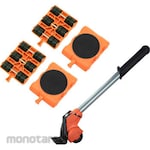 monotaro Machinery Moving Skate Easy-To-Carry Carry Set (Troli Kargo)