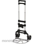 monotaro Luggage Cart, Foldable, Aluminum, with Tie-Down Cord, Container Mountable